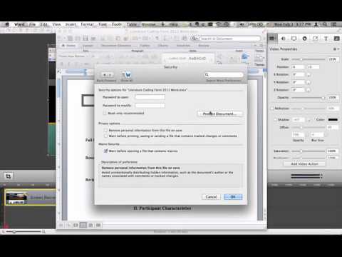 Editing Microsoft Word Documents On Mac